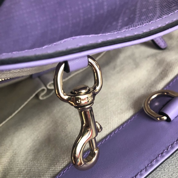 Gucci tote bag- lilac Diamanté Authentic - Picture 9 of 11